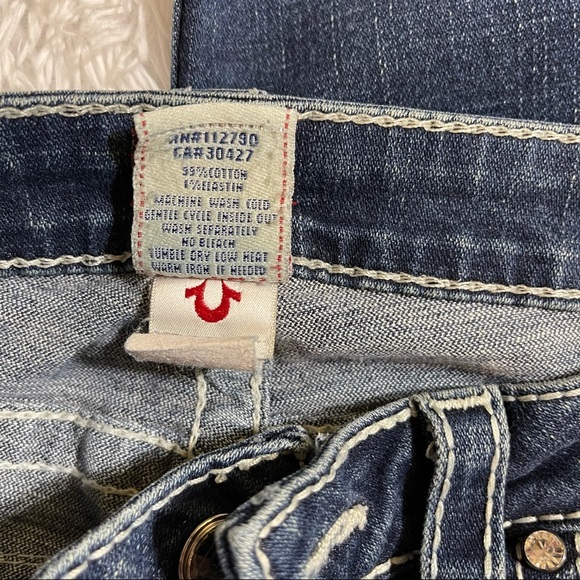 True Religion Disco Becky Big T Blue Jeans - Picture 9 of 11